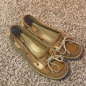Tan Sperry Shoes